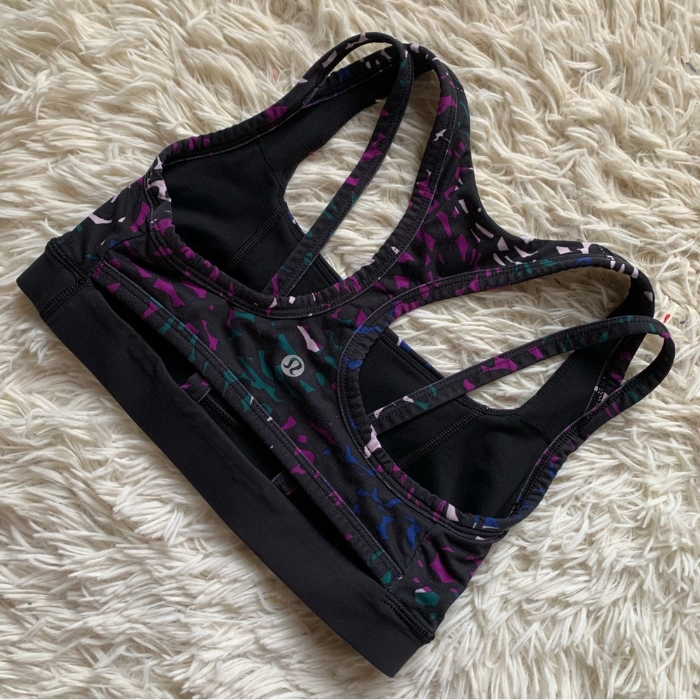 Lululemon Splendour Bra Shadow Wrap Multi / Black - image 5